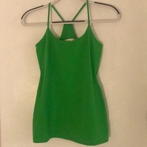 Susana Mónaco bright green tank top